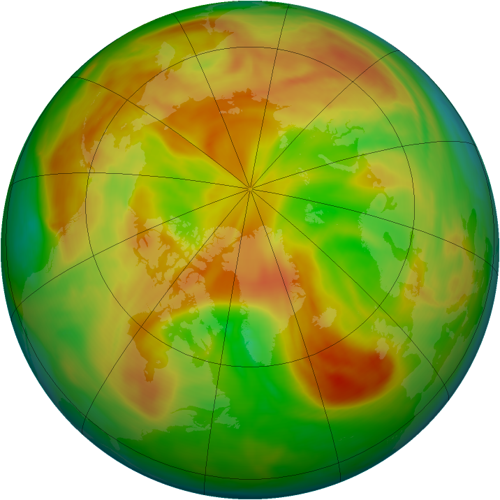 Arctic ozone map for 06 May 2006